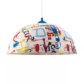   Prezent GRAFFITI gyermek függeszték E27/60W Ø41cm ↕70cm színes 74200