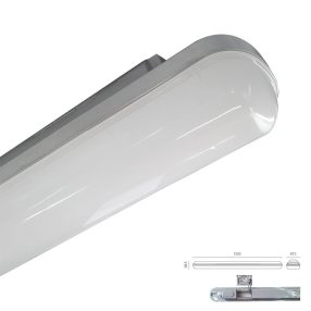   Emithor ELMINA LED lámpatest 36W/2850lm 4000K ↔120cm IP65 szürke/fehér 31602