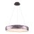 Luxera CANVAS LED függeszték 38W/2250lm 4000K Ø48cm kávébarna 18416