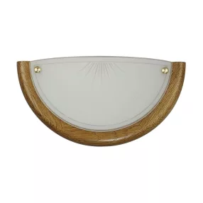 Prezent SUN falikar E27/60W ↔30cm sötét fa 7021