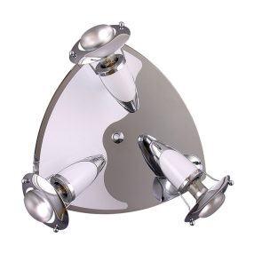 Prezent ZEUS spotlámpa/3 R50/40, króm/fehér kerek 339