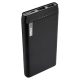 EMOS PowerBank 10000mAh/37Wh, 2,1A, 2xUSB, micro USB, fekete B0526B