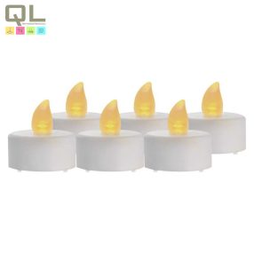   EMOS LED dekoráció – 6x teamécses, fehér, 6x CR2032, beltéri, vintage DCCV11