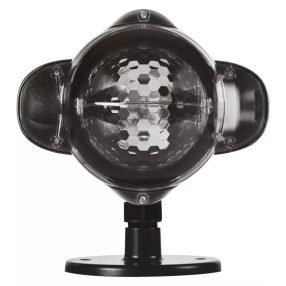   EMOS LED dekoráció projektor – hulló hópelyhek, kültéri és beltéri, fehér DCPC03