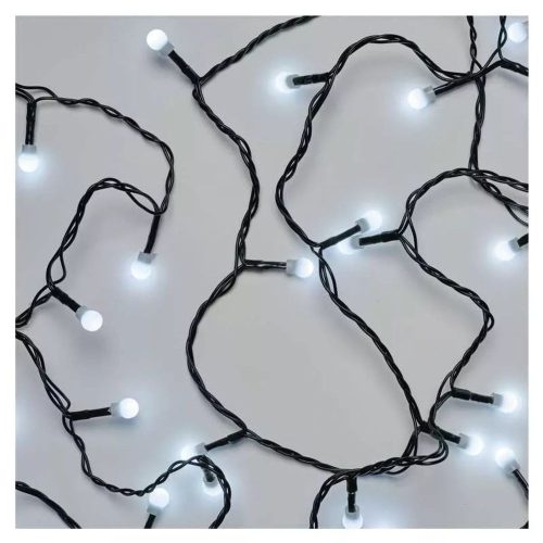 EMOS LED karácsonyi fényfüzér, cseresznye – golyók, 20 m, kültéri s beltéri, hideg fehér, progr D5AC07