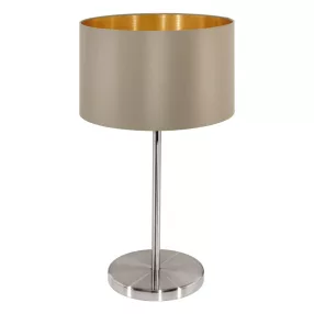 EGLO MASERLO Asztali lámpa nikkel E27 31629