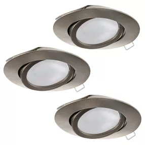  EGLO TEDO Süllyesztett, beépíthető lámpa nikkel LED 31689