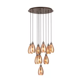 EGLO SIRACUSA függeszték 10X60W E27 39509