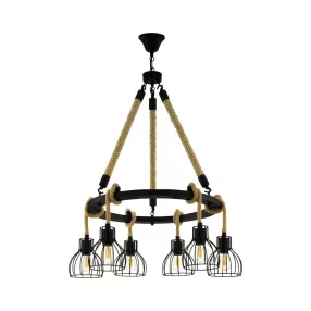 EGLO RAMPSIDE függeszték 6X28W E27 43194