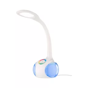   EGLO ARCONES asztali lámpa 4,2W LED 75177, fehér, színes háttér fénnyel
