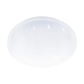   EGLO POGLIOLA fali/mennyezeti lámpatest 15WLED, 4000K, 1550lm, kristály hatás, D: 310mm, IP44