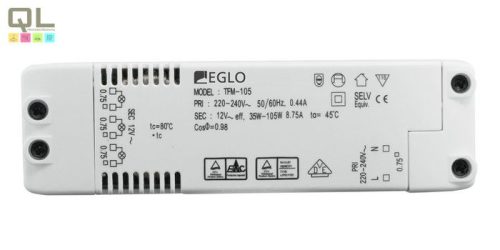 EGLO Beépíthető spot transzformátor 80885     !!! kifutott termék, már nem rendelhető !!!
