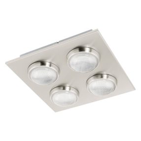   EGLO LOMBES Mennyezeti lámpa nikkel LED 94298  !!! UTOLSÓ DARABOK !!!