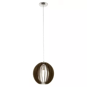 EGLO COSSANO Függeszték nikkel E27 94635