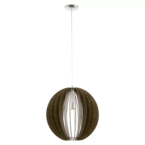 EGLO COSSANO Függeszték nikkel E27 94636