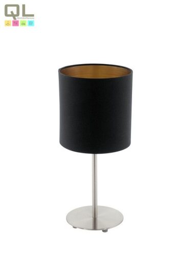 EGLO PASTERI Asztali lámpa fekete 94917     !!! kifutott termék, már nem rendelhető !!!