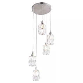 Globo WOLLI Függeszték, E14 5x40W, 15760-5
