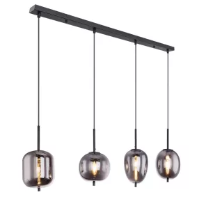 Globo BLACKY Függeszték, E14 4x40W, 15345-4