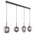 Globo BLACKY Függeszték, E14 4x40W, 15345-4