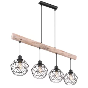 Globo THEODOR Függeszték, E27 4x60W, 15416-4