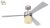 Globo VERLOSA mennyezeti ventilátor 1X LED 18W 03642 !!! UTOLSÓ DARABOK !!!
