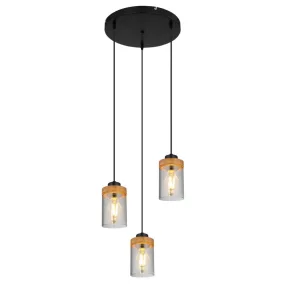 Globo FINCA Függeszték, E27 3x40W, 15557-3H