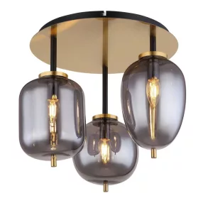 Globo BLACKY I Mennyezeti Lámpa, E14 3x40W, 15345-3DMM