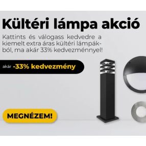 Bomba áras kültéri lámpa