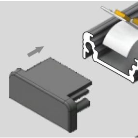 Végzáró, rögzítő, toldó