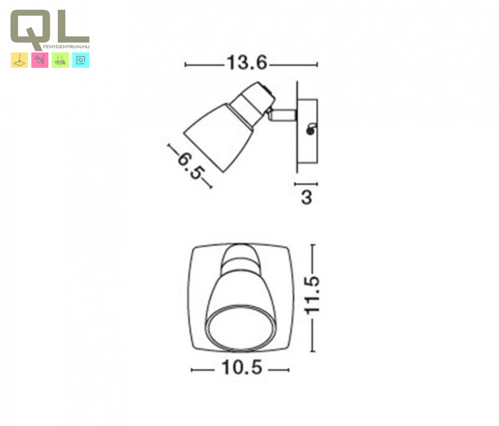 Nova Luce Reggio fali lámpa NL-770001