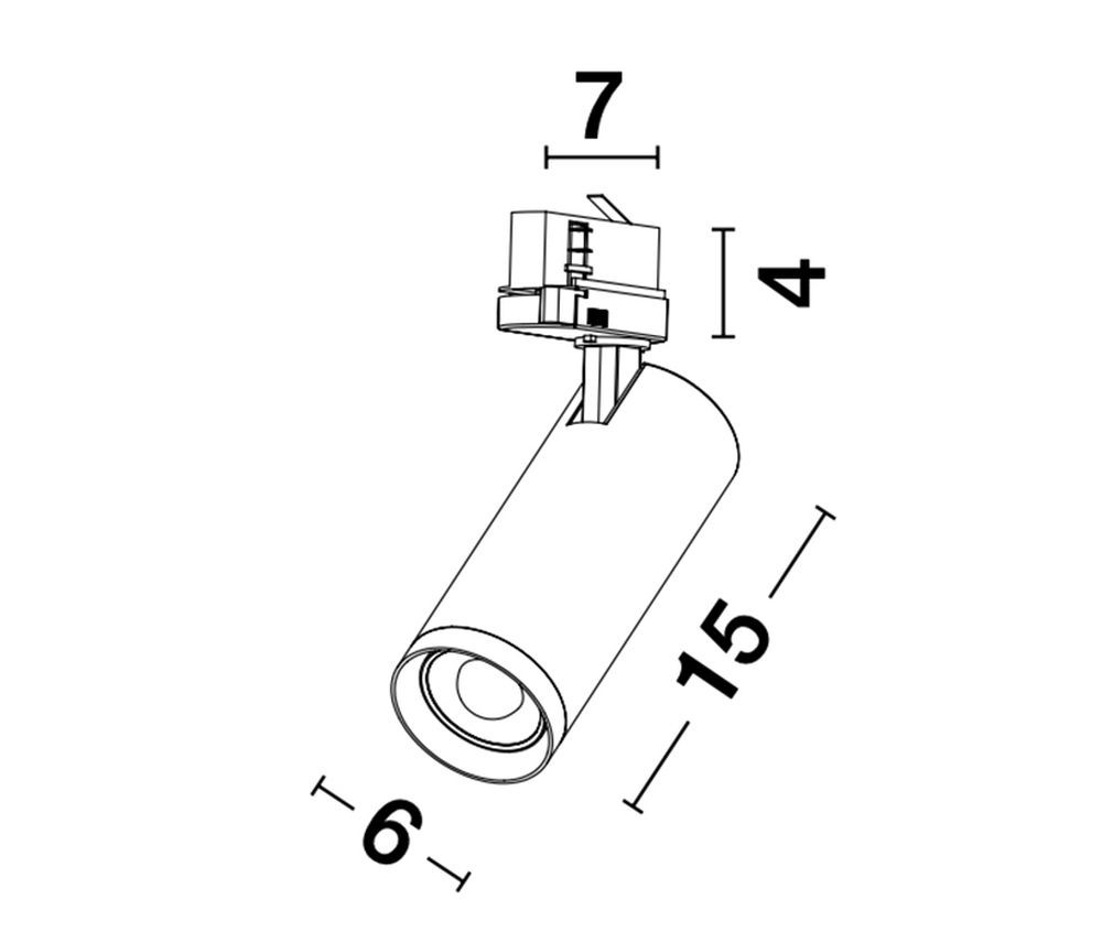 Nova Luce Monvel LED sínrendszeres lámpa NL-9118151