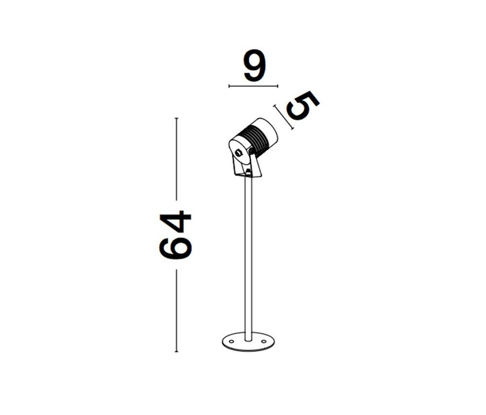 Nova Luce Fend kültéri LED állólámpa NL-9271433