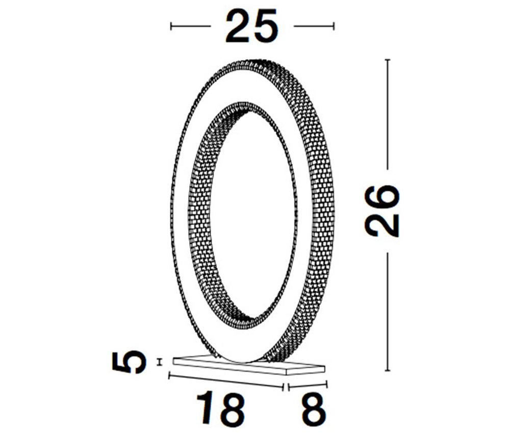 Nova Luce Cilion LED asztali lámpa NL-9011136