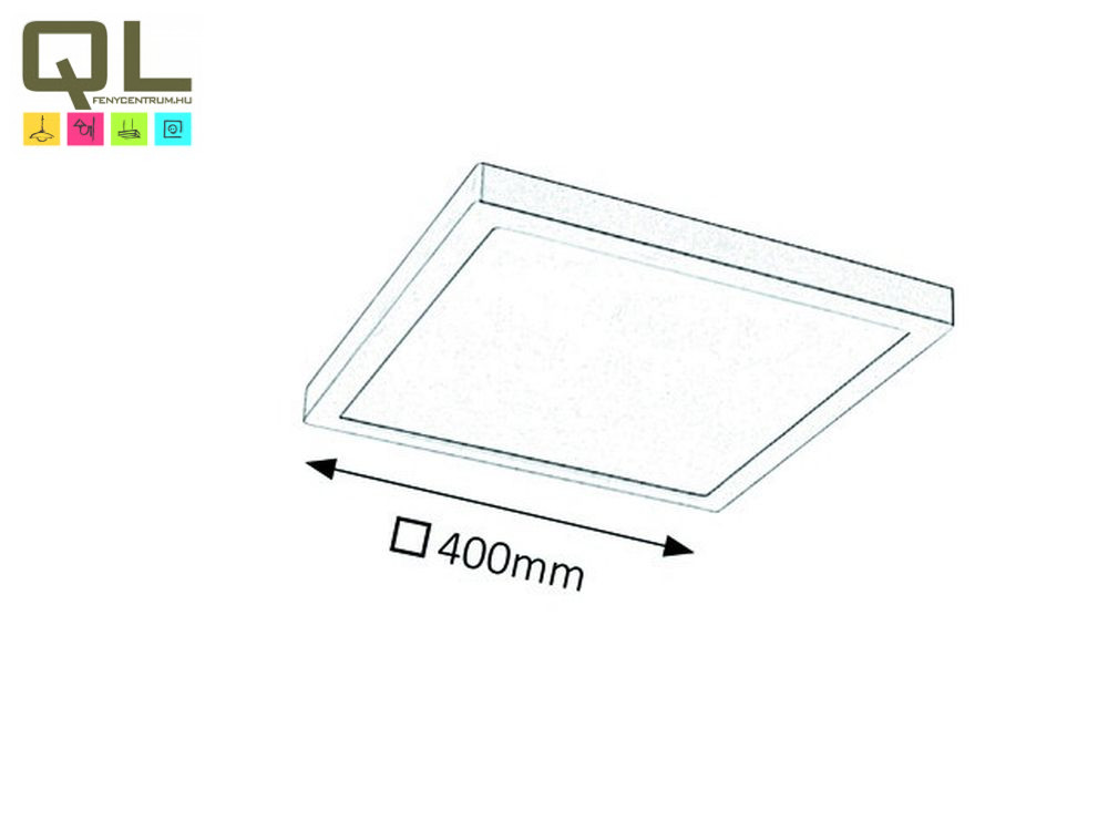 Rábalux Lois Ráépíthető és Beépíthető lámpa, LED 36W, 2500lm, 3000K, 2670 !!! UTOLSÓ DARABOK !!!
