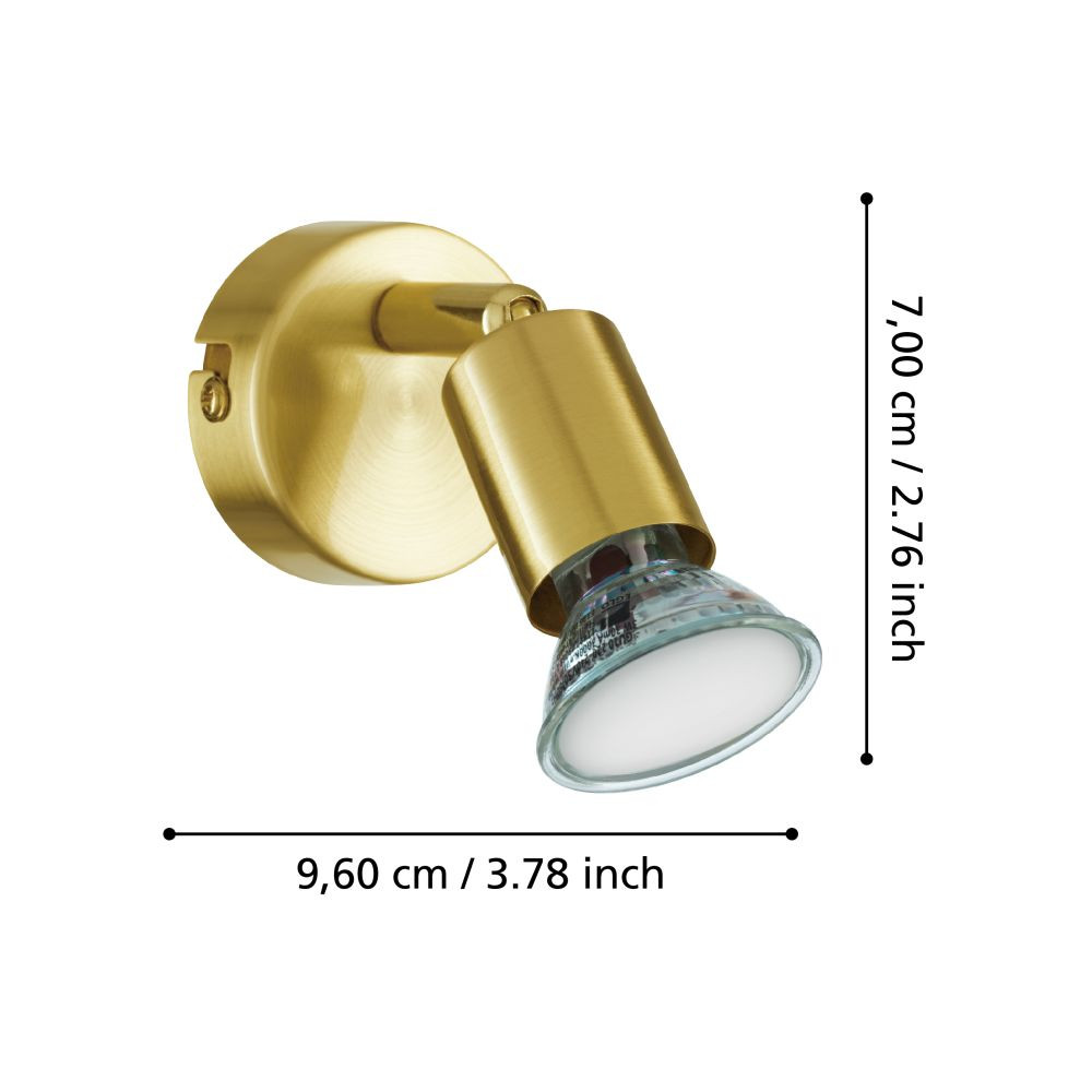Eglo BUZZ-LED spot lámpa, 1XGU10 2,8W, 33184