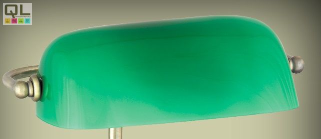 Landlite Banklámpa búra, zöld 22,5cm TL-609