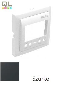 EFAPEL 90743_TIS Fedlap digitális kapcsolóórára, szürke