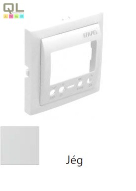 EFAPEL 90743_TGE Fedlap digitális kapcsolóórára, jég