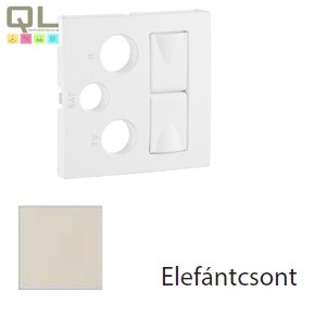EFAPEL 90773_TMF 21546 multimédia aljzat fedlap, elefántcsont