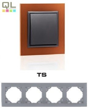 EFAPEL 90940_TTS ANIMATO Négyes keret, bronz