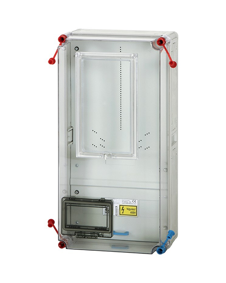 HENSEL 1 és 3 fázisú egy mérőhelyes fogyasztásmérő szekrény, mindennapszaki/előrefizetős szabadvezetékes HB3000-U