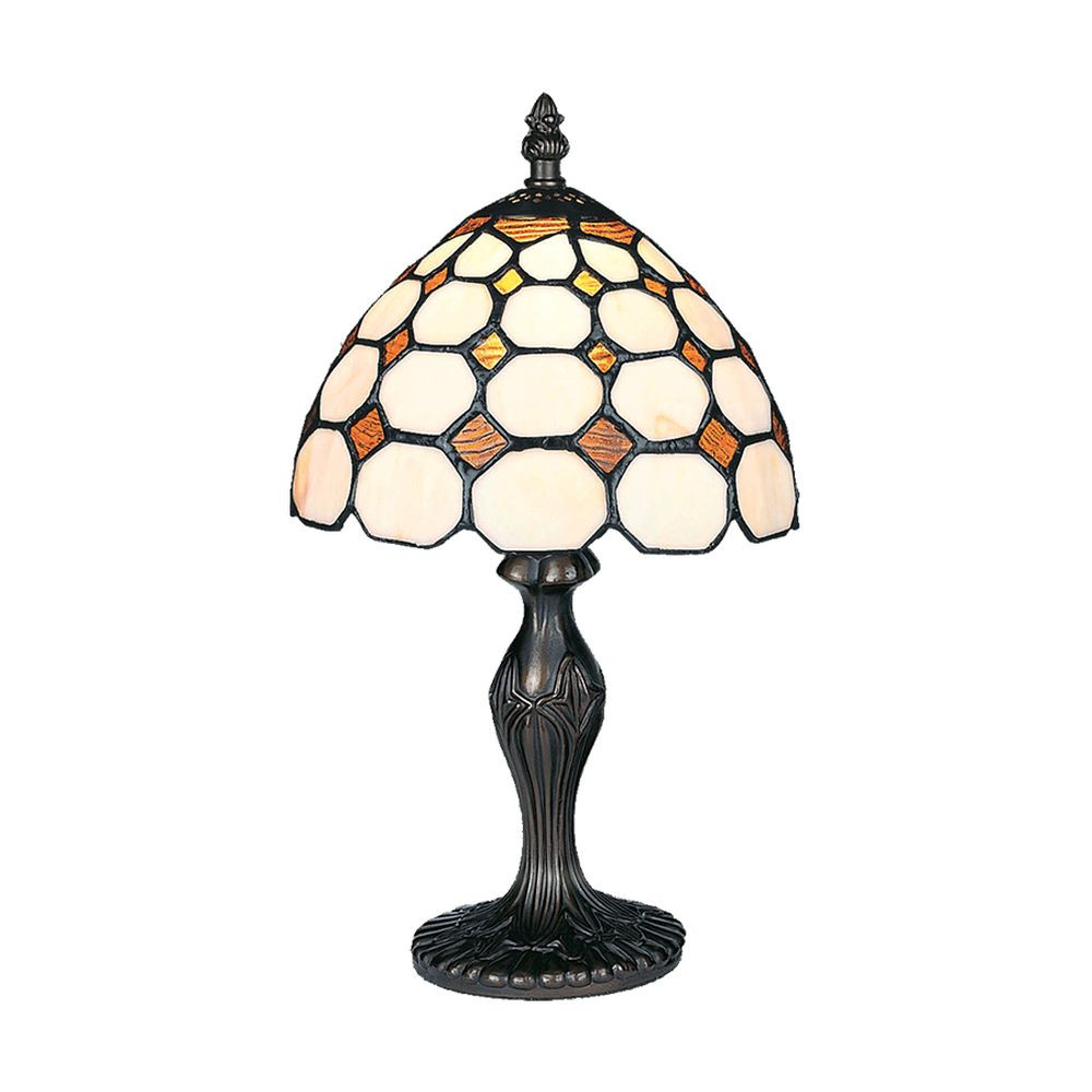 Prezent TIFFANY asztali lámpa E14/40W Ø20cm 101