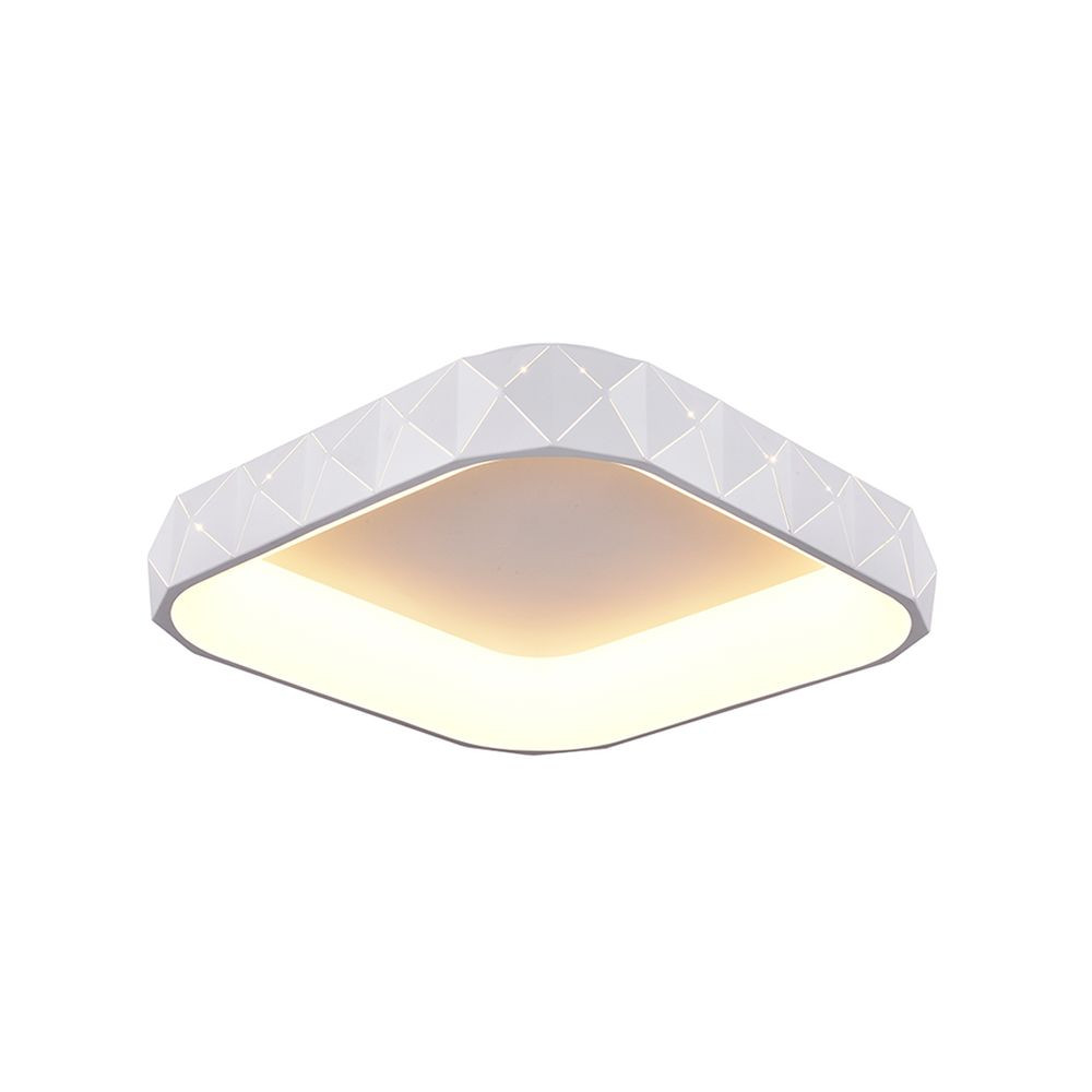 Luxera CANVAS LED mennyezet lámpa 38W/2300lm 4000K ↔50x50cm ↕12,5cm matt fehér 18411