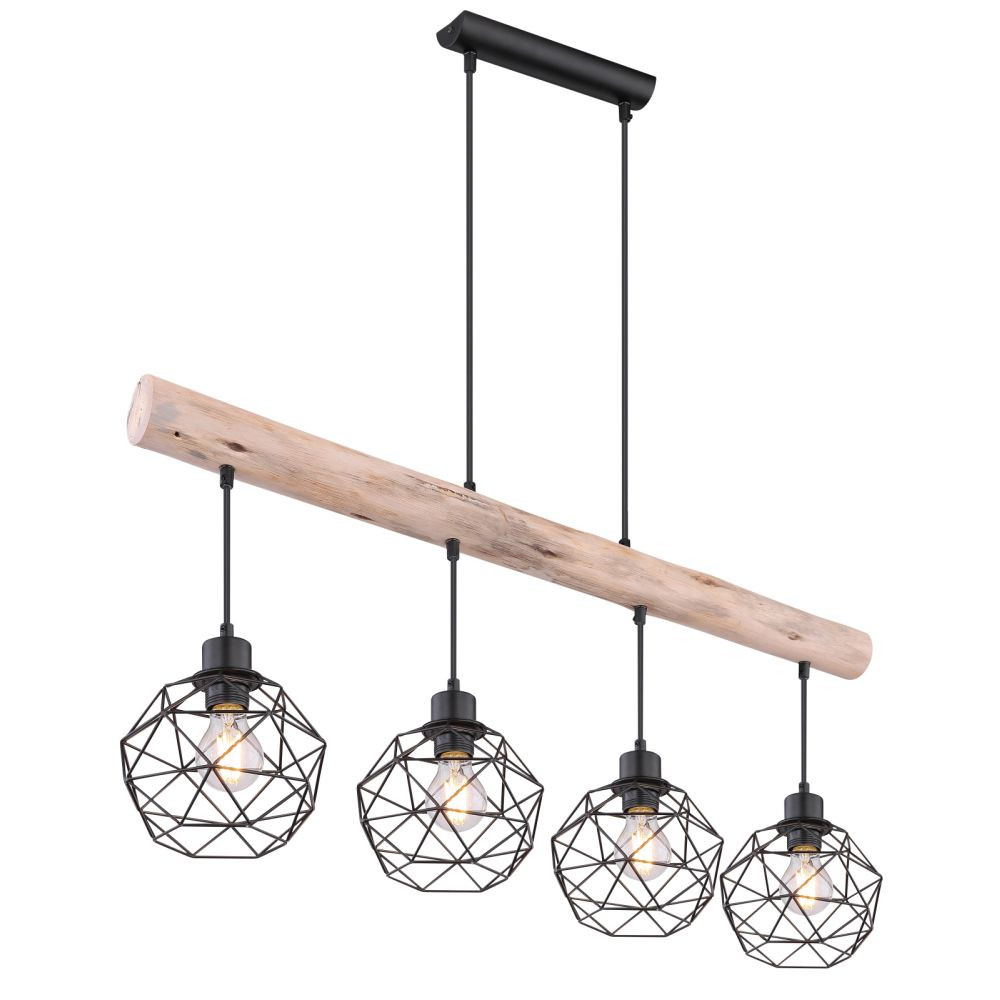 Globo THEODOR Függeszték, E27 4x60W, 15416-4